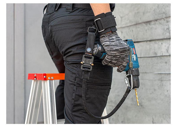 Func. tool rope, equip. tools, phone anti-loss hooks, bag & pant dec. ropes