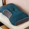 Pillow core protects cervical spine and helps sleep - Blue / 48*74CM/Low pillow (one set)