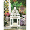 WHITE MOROCCAN STYLE LANTERN