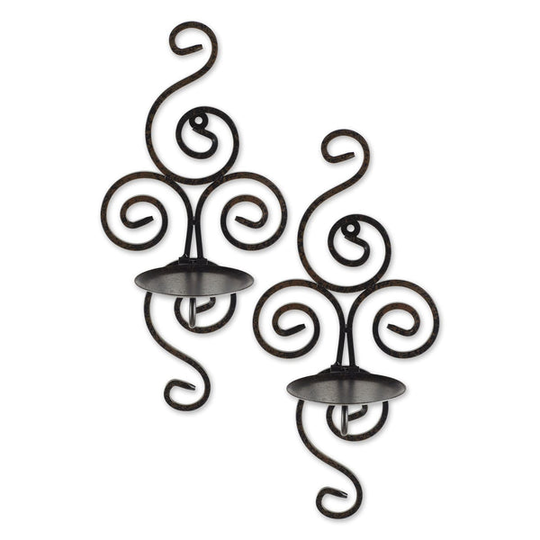 SCROLLWORK CANDLE SCONCES