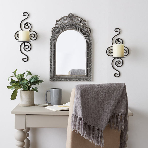 SCROLLWORK CANDLE SCONCES