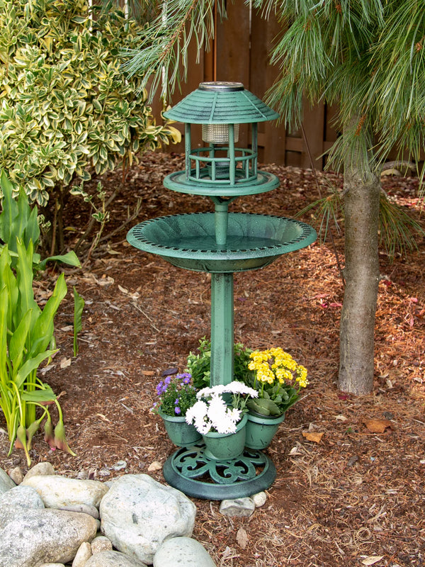 VERDIGRIS GARDEN CENTERPIECE