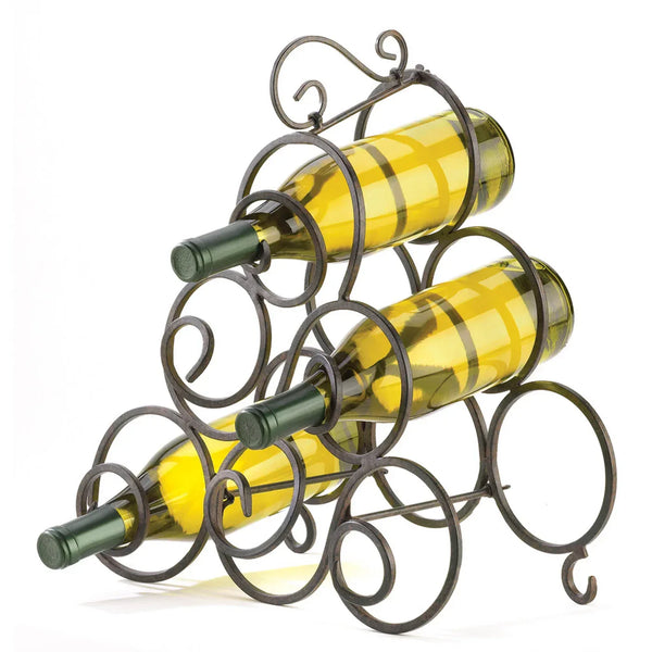 SCROLLWORK WINE RACK - Gifts for You 'n Me