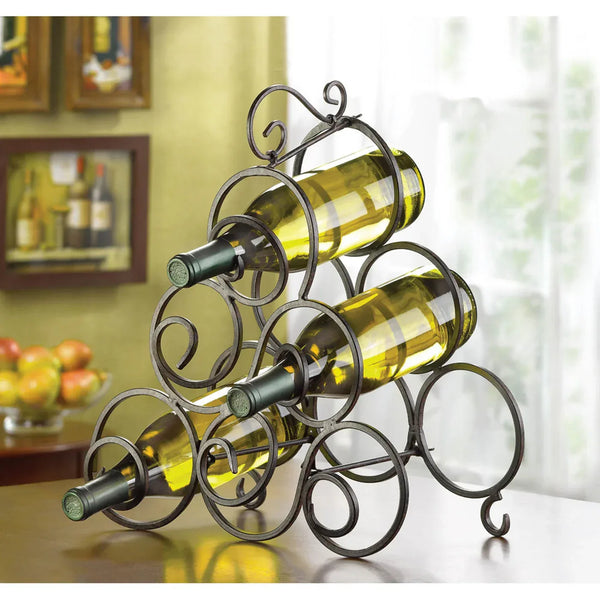 SCROLLWORK WINE RACK - Gifts for You 'n Me