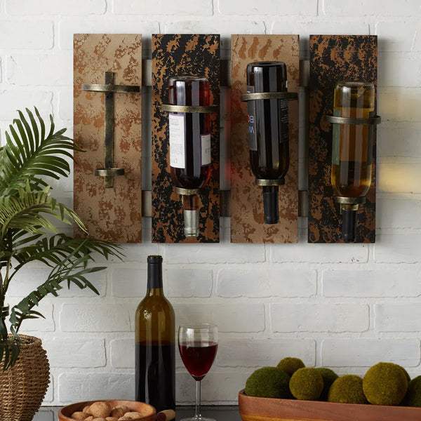 RUSTIC WINE WALL RACK - Gifts for You 'n Me
