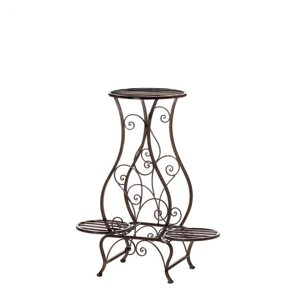 HOURGLASS TRIPLE PLANT STAND