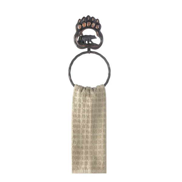 BLACK BEAR PAW TOWEL RING - Gifts for You 'n Me