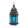 Blue Glass Moroccan Style Lantern