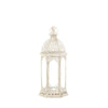 GRACEFUL DISTRESSED SMALL WHITE LANTERN