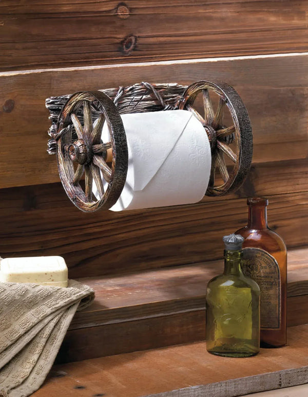 WAGON WHEEL TOILET PAPER HOLDER - Gifts for You 'n Me
