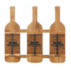 BORDEAUX WOODEN WINE BOTTLE HOLDER