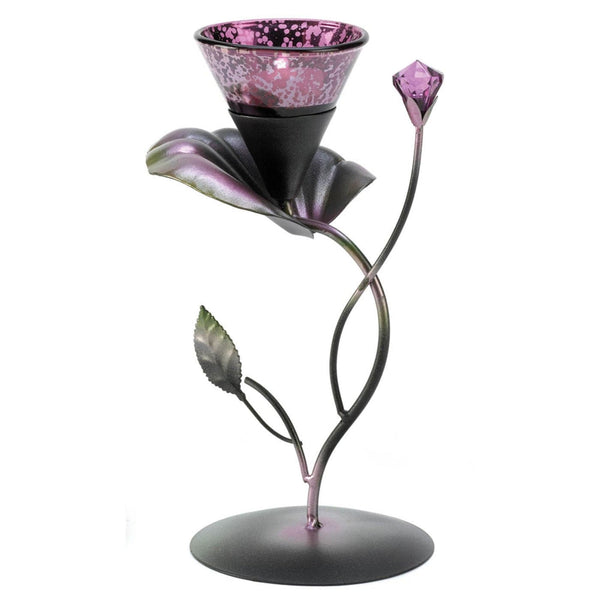 LILAC LILY PAD TEALIGHT HOLDER