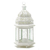 LARGE WHITE MOROCCAN LANTERN