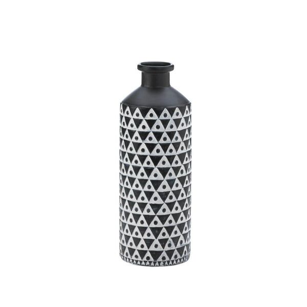 MAZARA BLACK AND WHITE VASE
