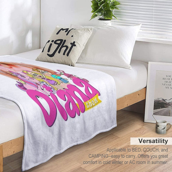 The Kids Diana Show Wrinkle-free Throw Blanket