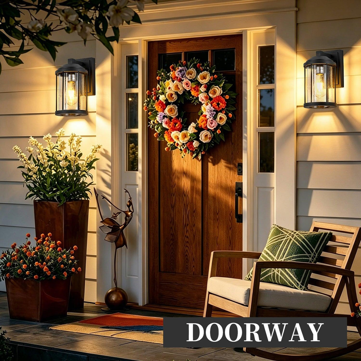 Outdoor Wall Sconces 2 Pack