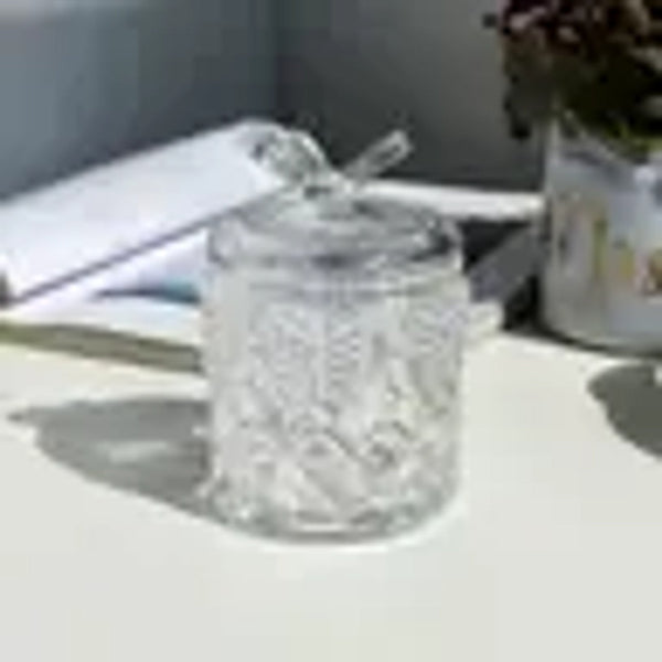 Crystal Glass Storage Jar