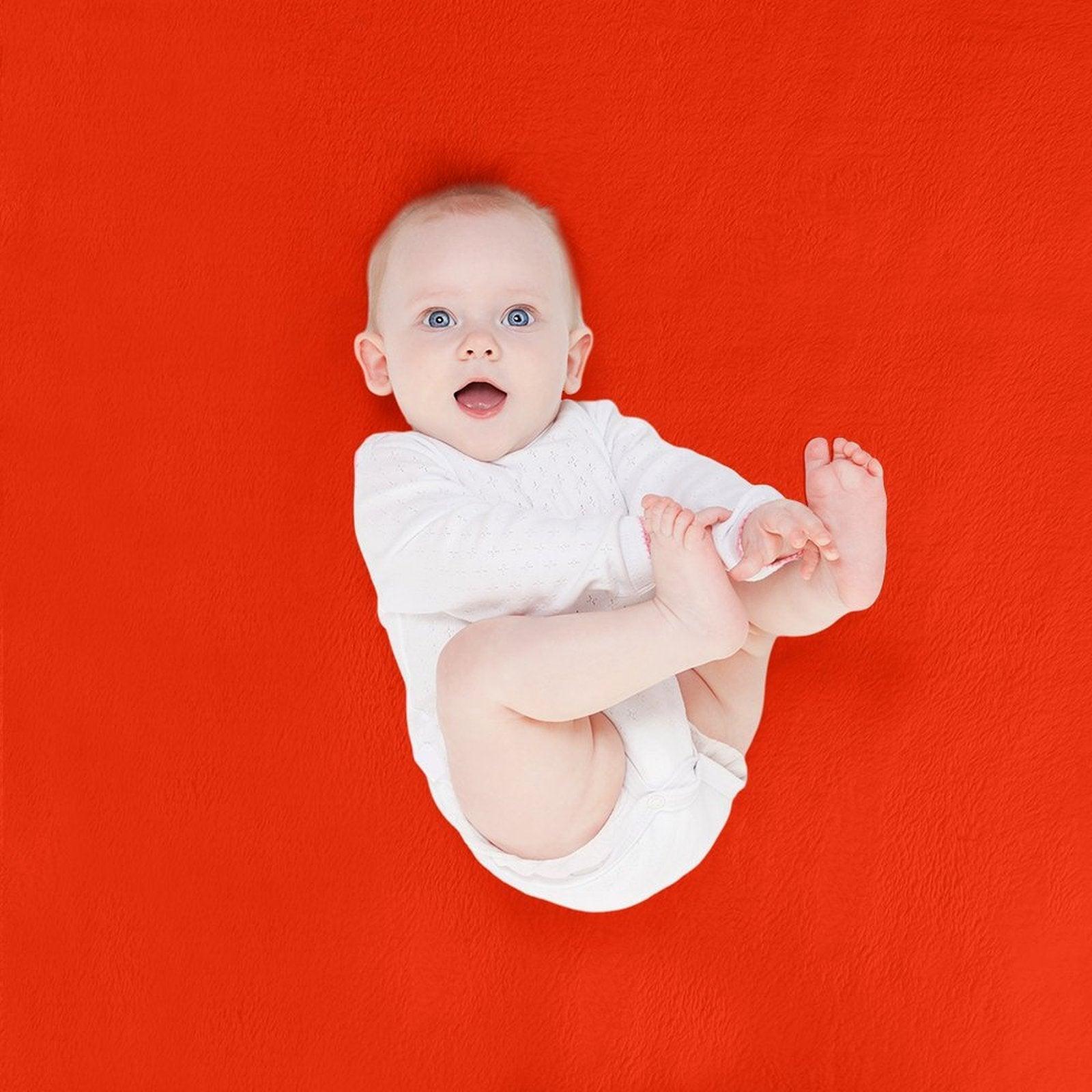 Scarlet Red Throw Blanket