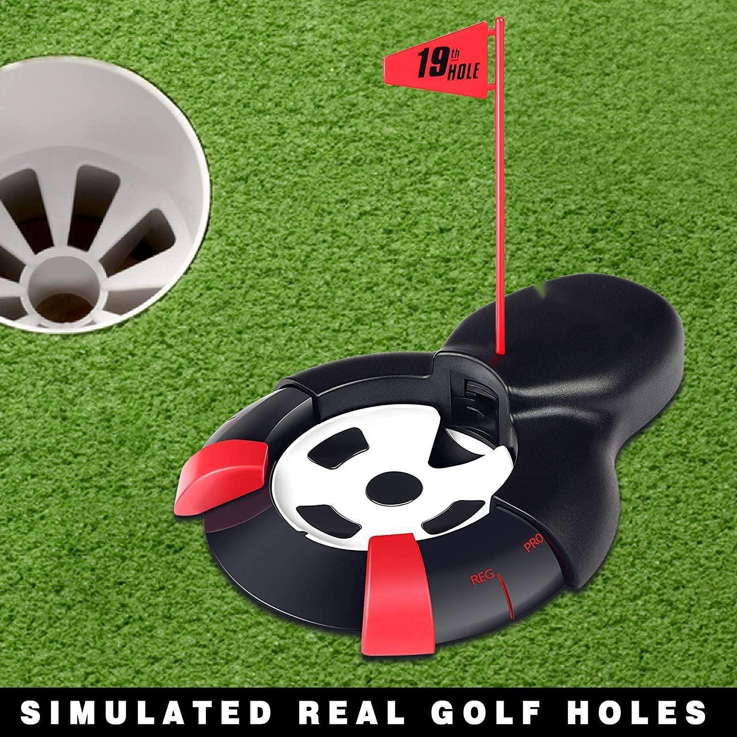 Golf Electric Automatic Ball Returner Putter Gravity Induction Exerciser Can Adjust Automatic Rebound