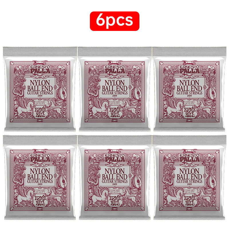 6 sets of Ernie Ball 2003-2008Folk strings，2403-2409classical strings for electric & acoustic guitars