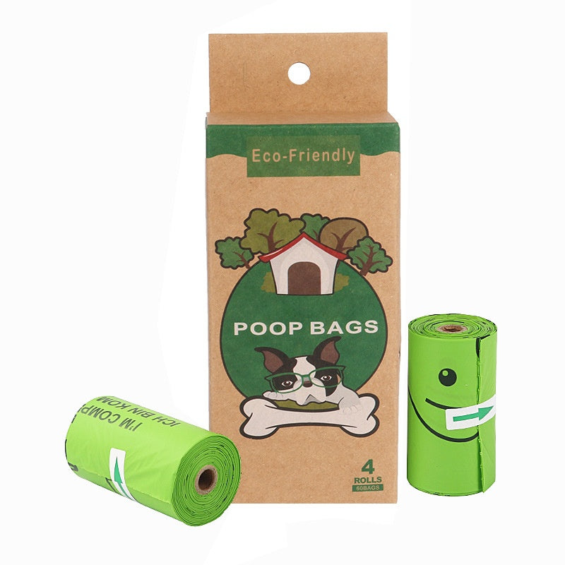 Biodegradable Pet Waste Bags Corn Starch PLA Degradable Poop Bags