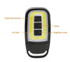 Mini LED Flashlight USB Rechargeable COBTorch 3 Modes Pocket White+Red Lighting - B