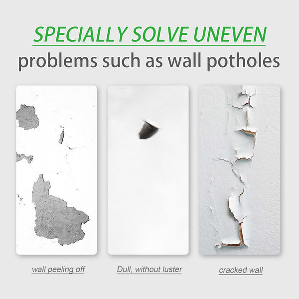 Wall Repair Paint: White Wall Repair Roller Brush Moisture-Proof Peeling Cover Stains And Cracks Renovation Paint