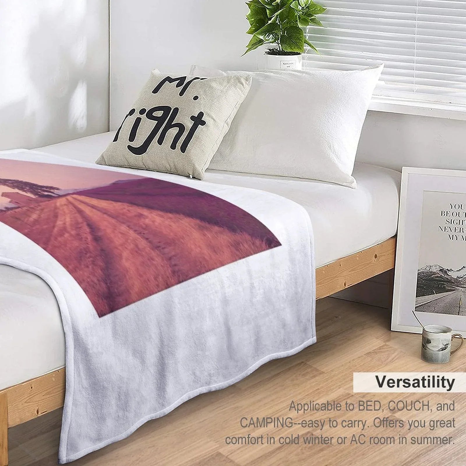 Provence Morning Light Throw Blanket