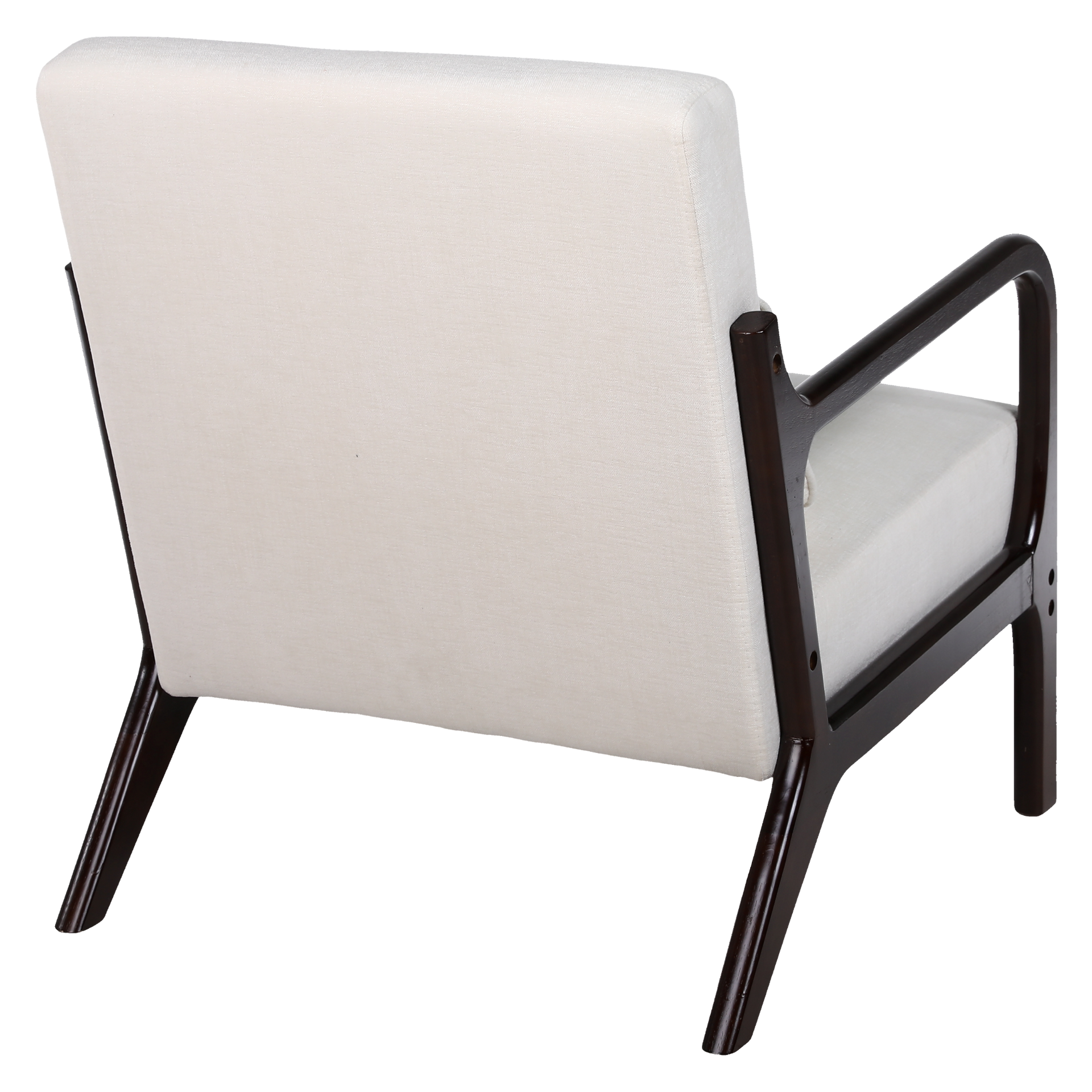 Antique Beige Cotton‑Linen Chair
