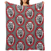 RED Lynx Logo Plush Throw Blanket