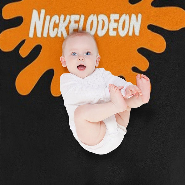 Nickelodeon Logo Classic T Shirt Gift-ready Throw Blanket