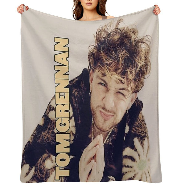 Cute of Tom Grenan Evening Summer Plush Throw Blanket