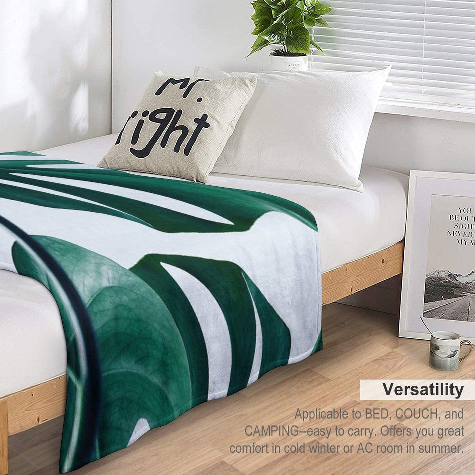 Monstera #redbubble #artprints Throw Blanket