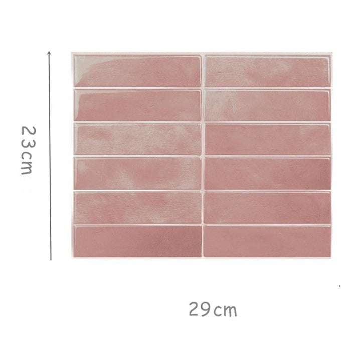 Kitchen oil and high temperature resistant stickers, 3D three-dimensional self-adhesive wall stickers, bathroom