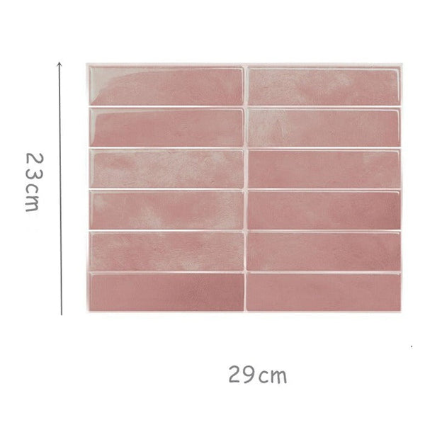 Kitchen oil and high temperature resistant stickers, 3D three-dimensional self-adhesive wall stickers, bathroom