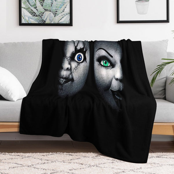 Bride of Chucky Compact Throw Blanket