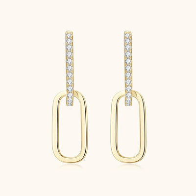 925 Sterling Silver Moissanite Earrings