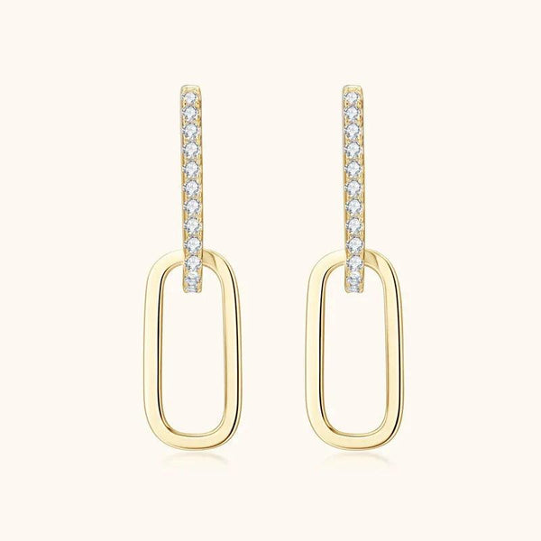 925 Sterling Silver Moissanite Earrings
