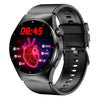 F320 laser therapy Bluetooth call uric acid lipids watch non invasive blood sugar heart rate body temperature smart watch - Black