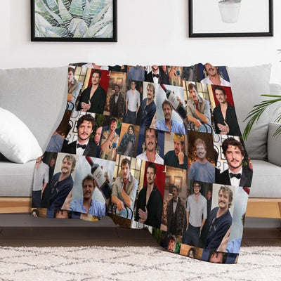 Pedro Pascal Machine-washable Throw Blanket