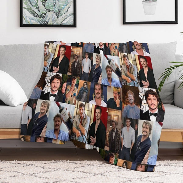 Pedro Pascal Machine-washable Throw Blanket