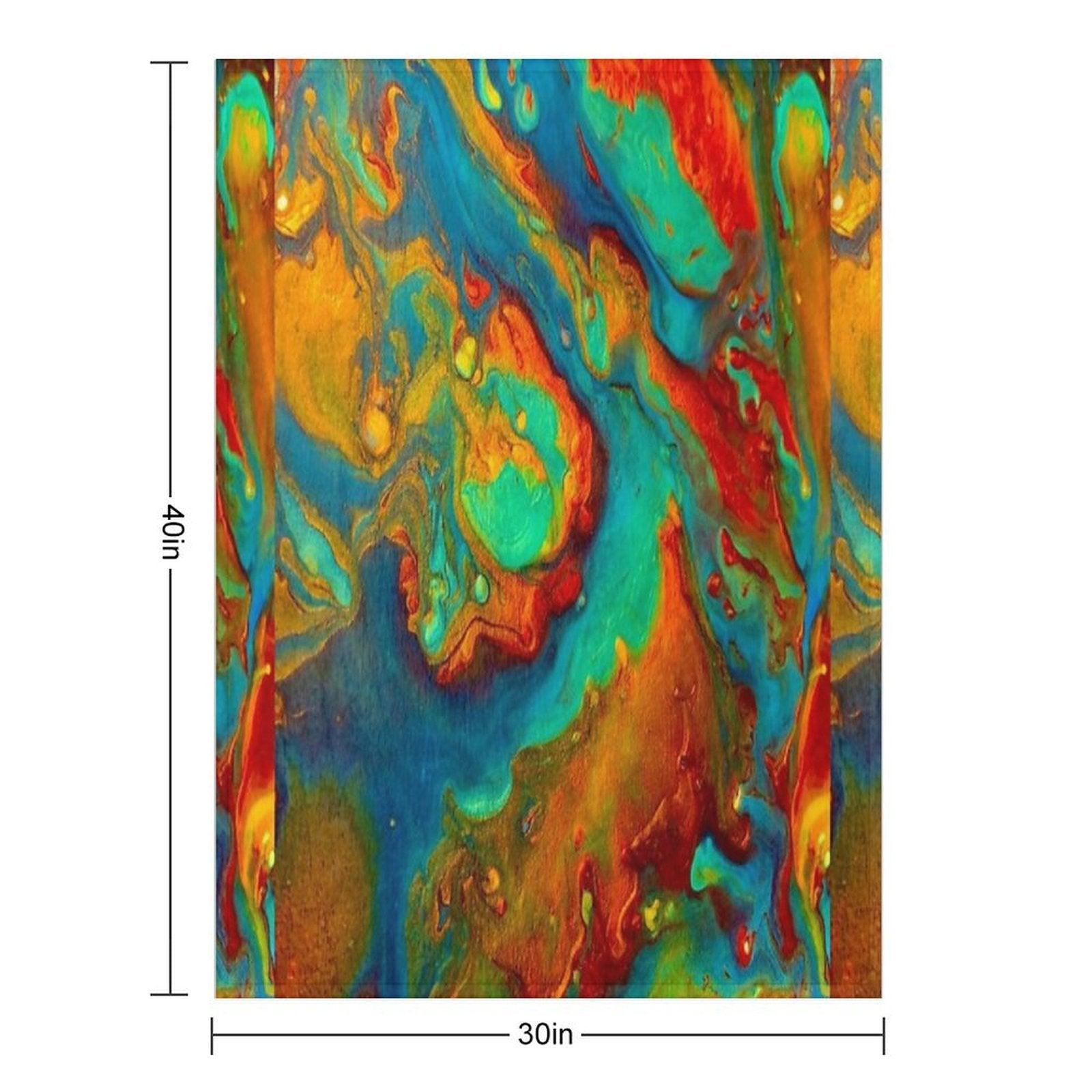 Patina Swirl Throw Blanket