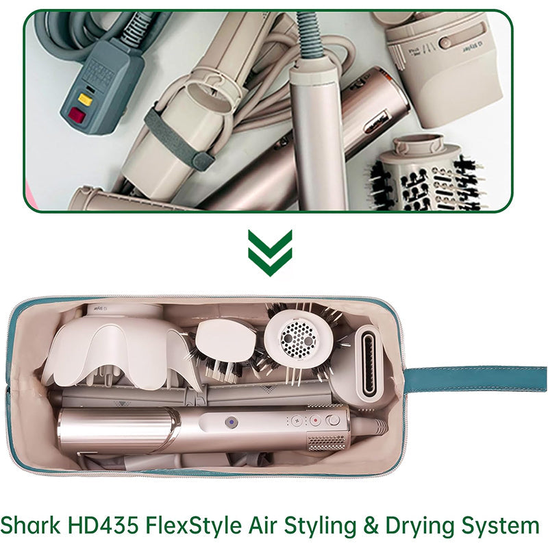 Beige Case for Dyson Airwrap & Revlon Tools: Travel Bag & Organizer.