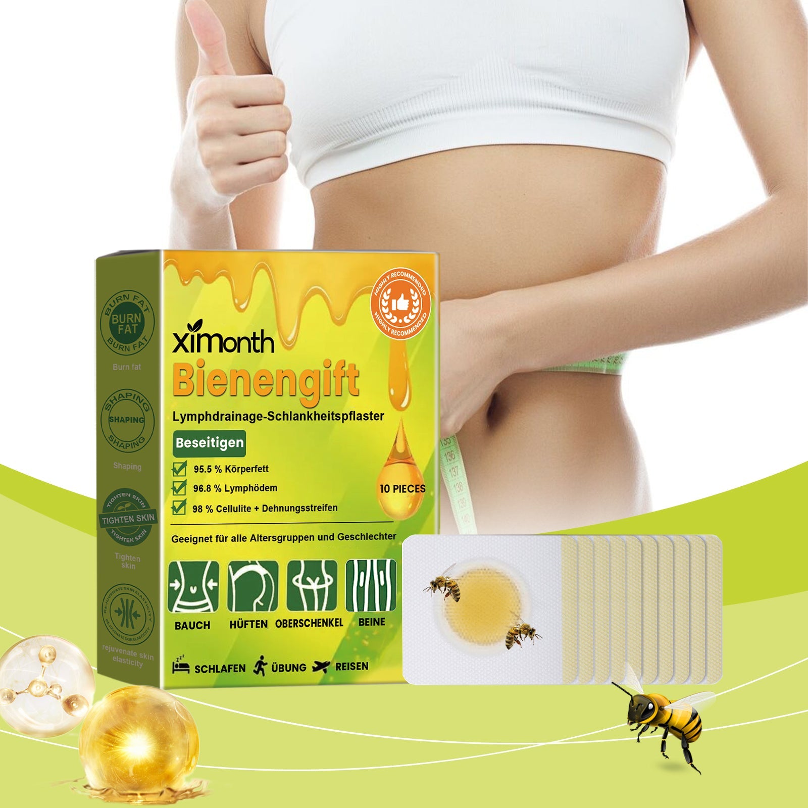 Herbal Treatment Patch Gently Pamper Your Body, Massage Your Skin And Improve Elasticity