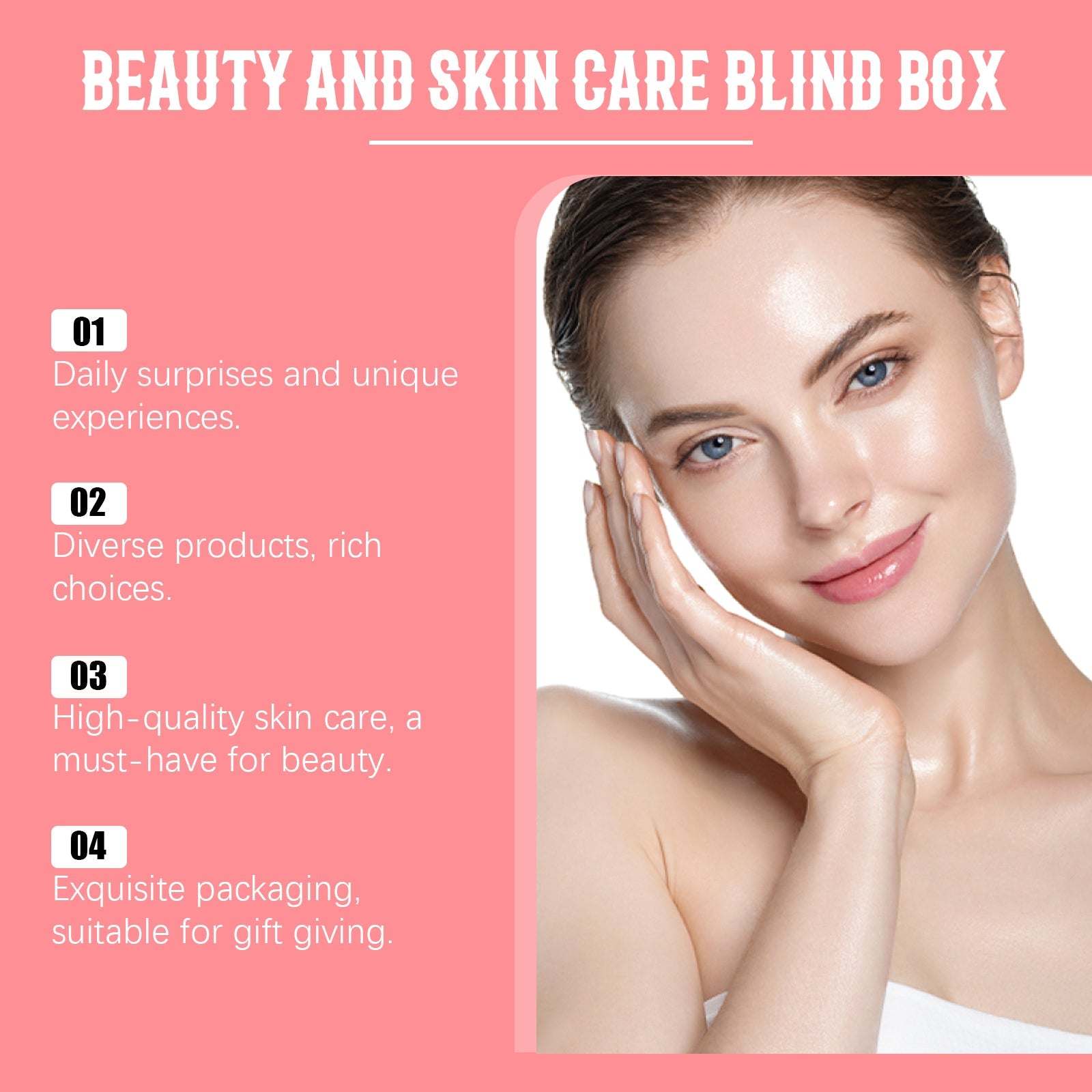 24 Grid Beauty Blind Box, Moisturizing And Moisturizing Beauty Surprise 24 Grid Beauty Skin Care Blind Box