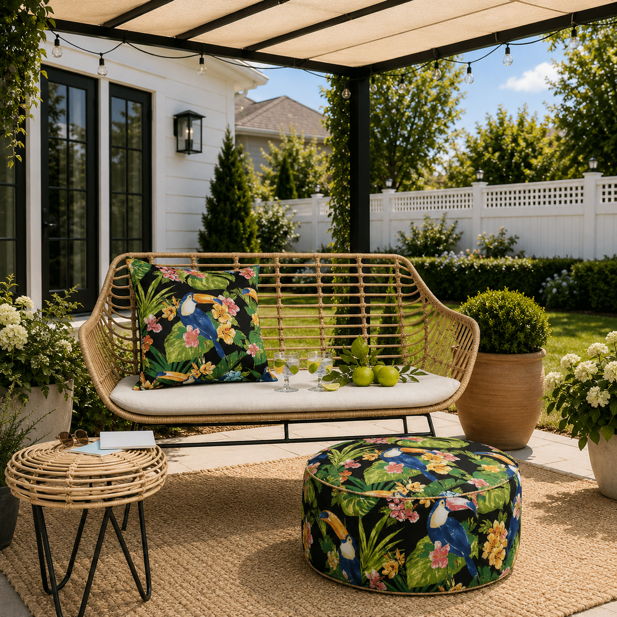 Outdoor Inflatable Ottoman - 21