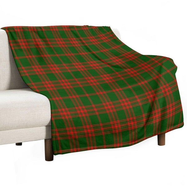 Clan Menzies Tartan Anti-pilling Throw Blanket