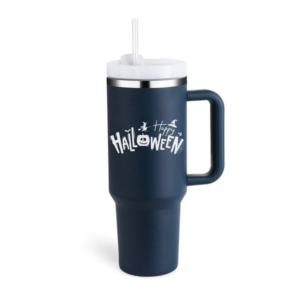 Thermal Mug 40oz Straw Coffee Insulation Cup With Handle BPA Free