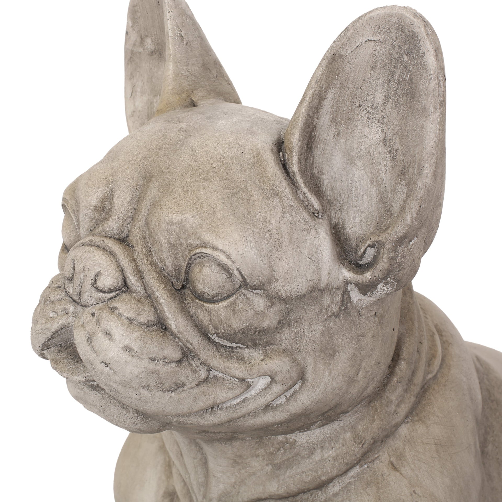 Dog Garden Sculpture, Outdoor French Bulldog Garden Statue