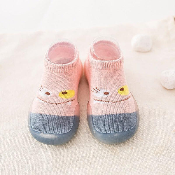 Spring and Autumn Children's Indoor and Outdoor Socks Shoes Baby Step Shoes Boys and Girls Summer Breathable Little Monster Wear resistant Board Shoes
